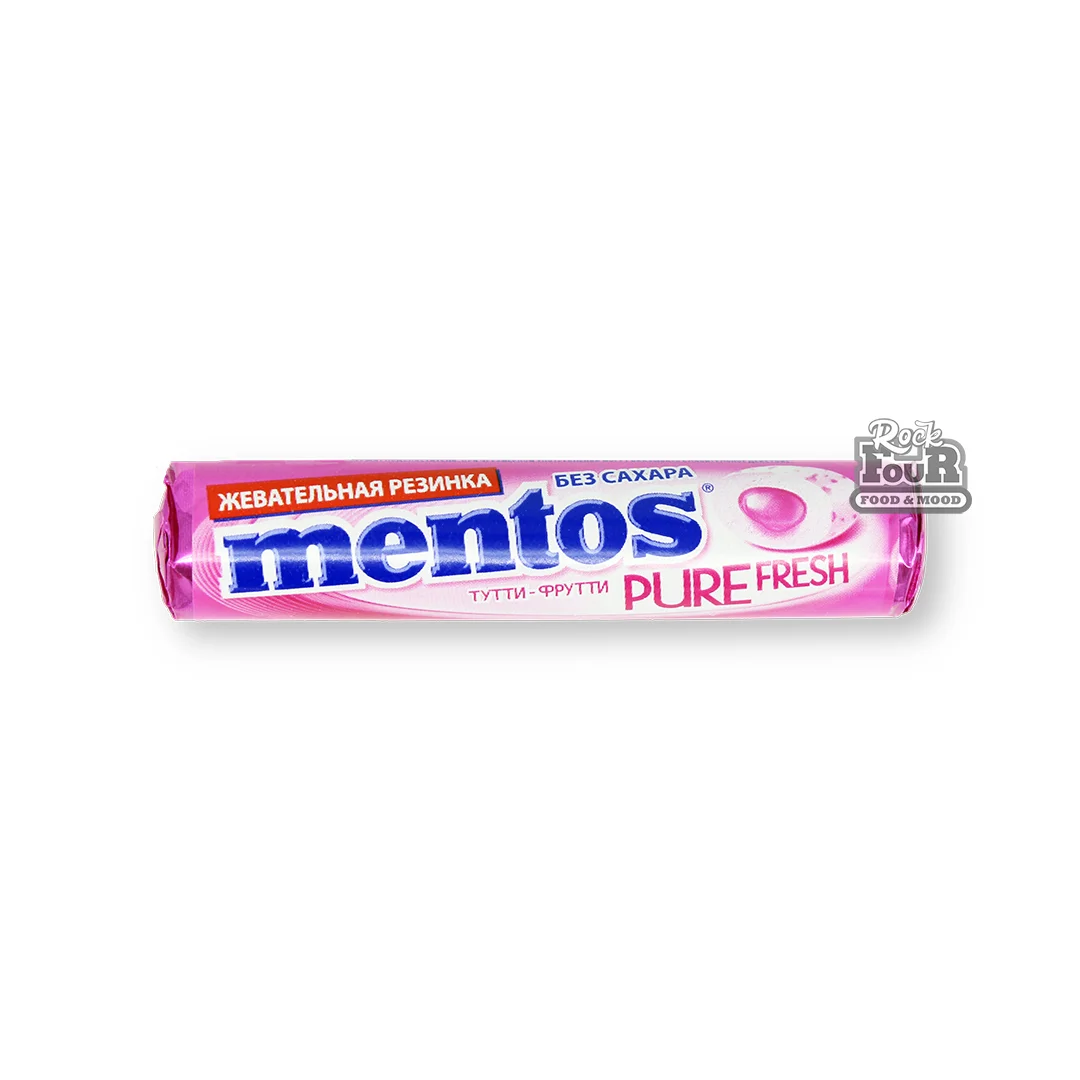 Chewing gum "Mentos Pure White" with tutti-frutti flavor 16g